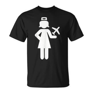 Stewardess Aeroplane T-Shirt - Geschenkecke