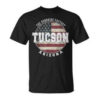 Tucson Arizona Bandera Americanaintage Camiseta unisex - Regaloses