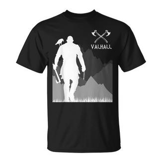 Valhall Ragnar Lodbrok Odin Ravens Mitología Nórdicaikinga Camiseta unisex - Regaloses