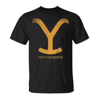 Yellowstone Dutton Ranch Gold Y Logo S T-Shirt - Geschenkecke