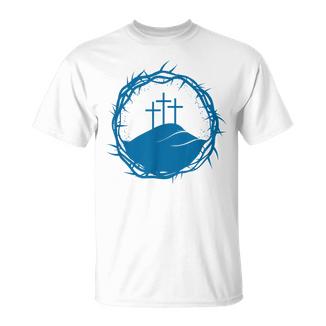 Crucifijos Del Gólgota Corona De Espinas Camiseta unisex - Regaloses