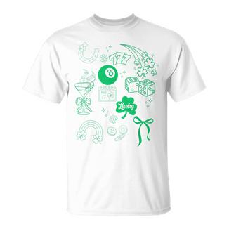 Lucky Icons – St Patrick’S Day Aesthetic T-Shirt - Monsterry