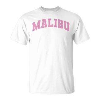 Malibu California Usa College Style T-Shirt - Seseable