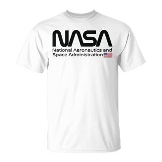 Nasa Worm Logo T-Shirt - Seseable