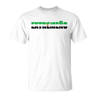Soy Extremeño Diseño Con La Bandera De Extremadura Camiseta unisex - Regaloses