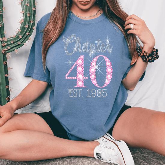 Chapter 40 Est 1985 Happy 40Th Birthday Girl Women's