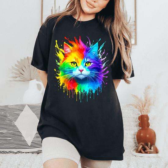 ●RAIVE● Roller Cat Graphic T-shirt VW5ME610_2color Roller Cat Graphic T-shirt VW5ME610_2color - 레이브