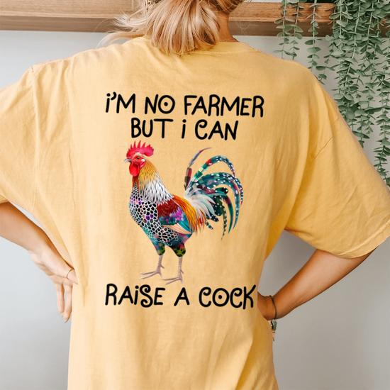 Funny Farming Farmer Tshirt Things I Do In My Spare Time Chickens Animal Lover Tee Shirt (Small Black