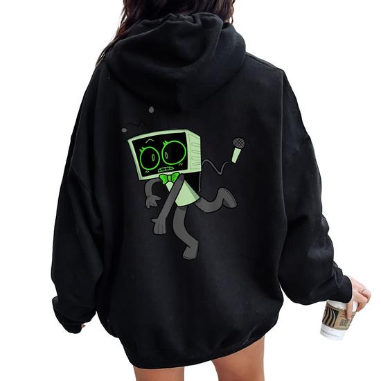 トップス Oversized Back Print Hoodie Oversized Space Back Print Hoodie | boohooMAN USA