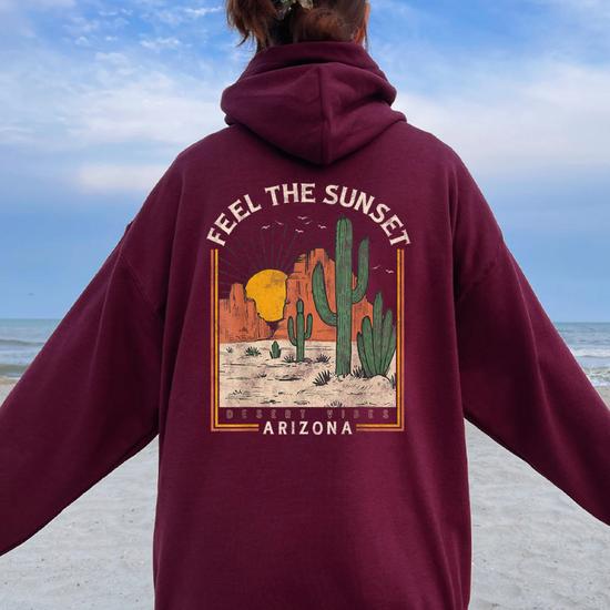 Nike Women Hoodie Saguaro Arizona Hoodie Preppy Desert